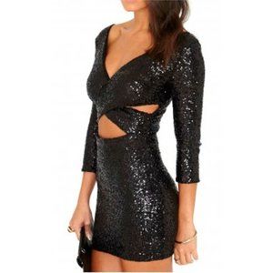 Sequin mini party dress XS